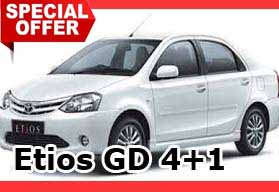 etios hired if Innova Crysta is Expensive